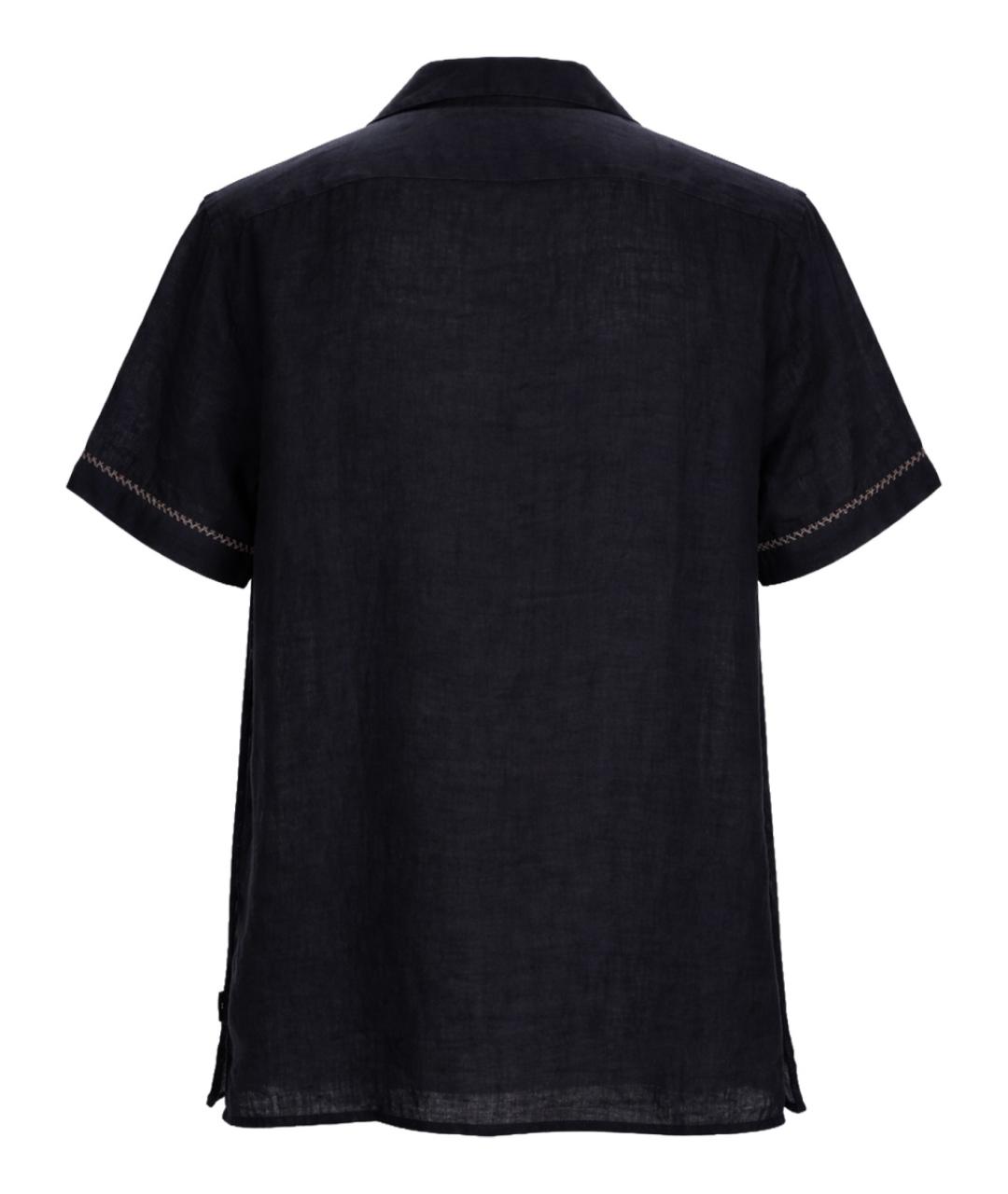 PS BY PAUL SMITH Синяя льняная кэжуал рубашка, фото 2