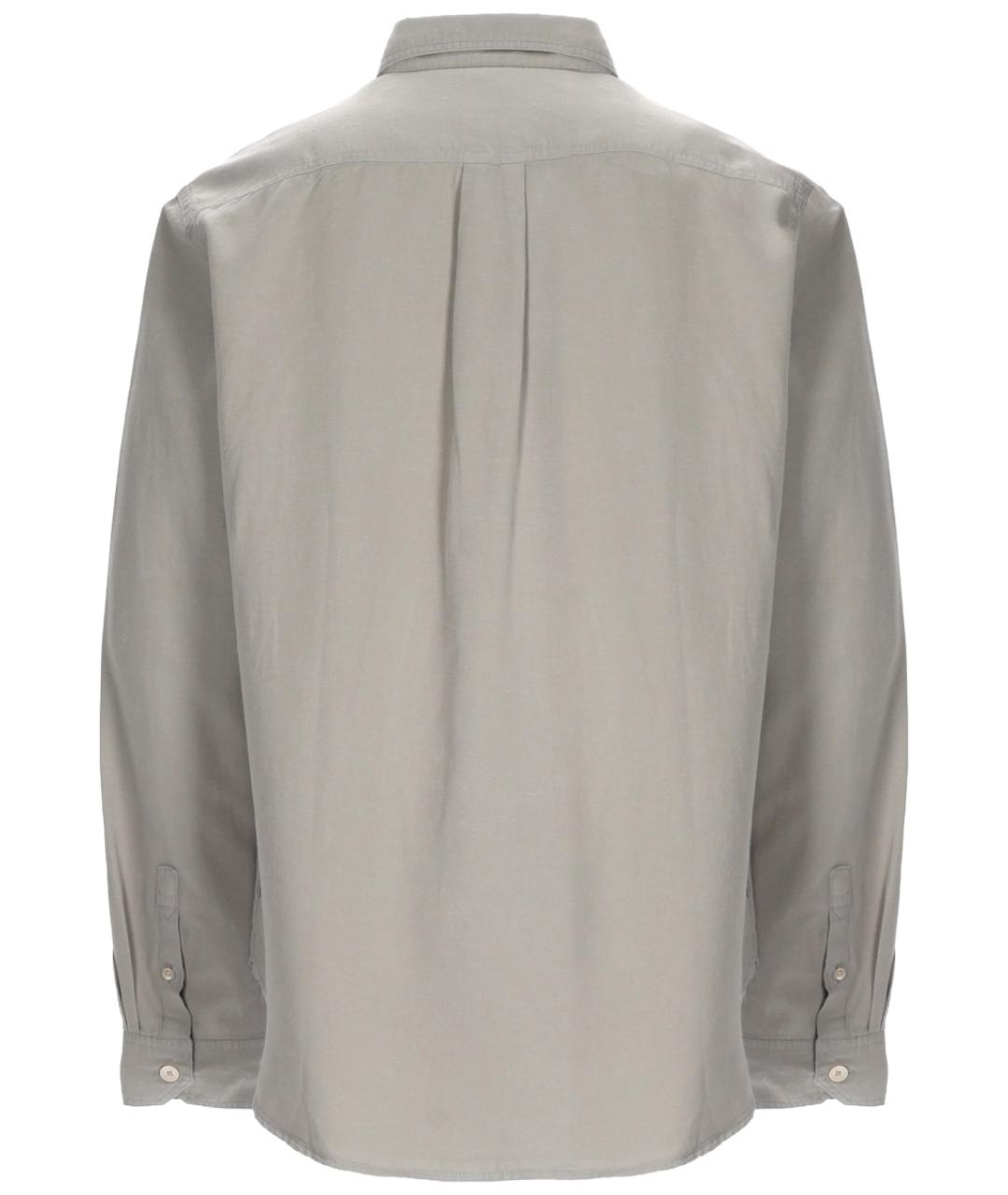 PS BY PAUL SMITH Серая хлопковая кэжуал рубашка, фото 2