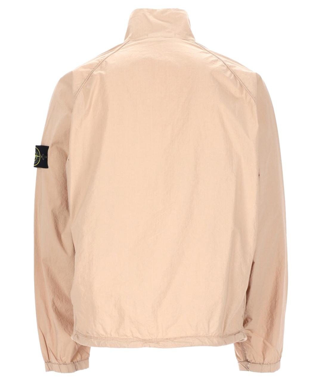 STONE ISLAND Бежевая хлопковая куртка, фото 2