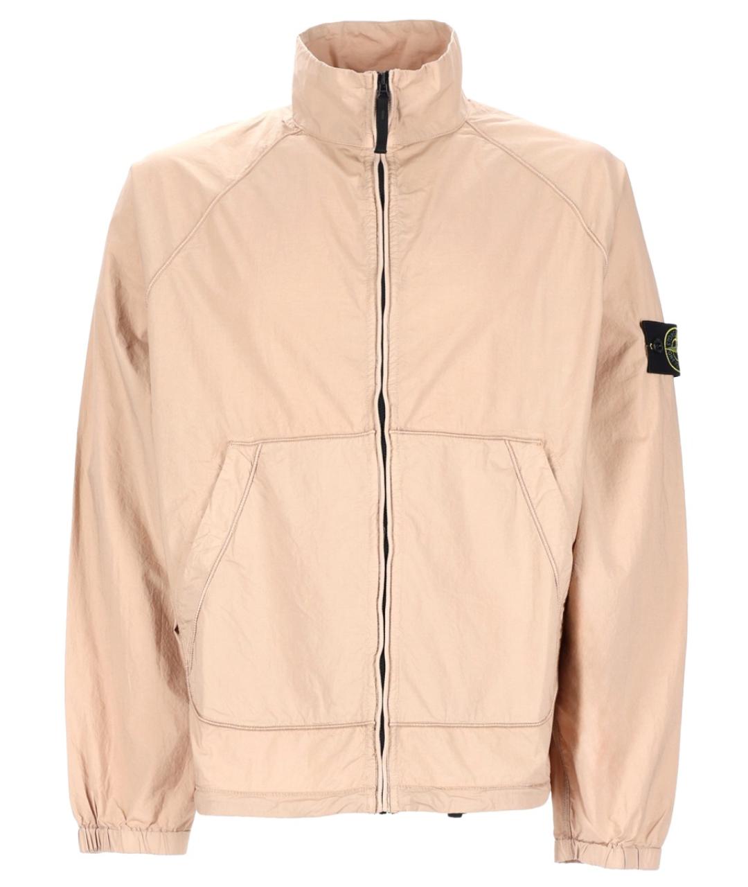 STONE ISLAND Бежевая хлопковая куртка, фото 1