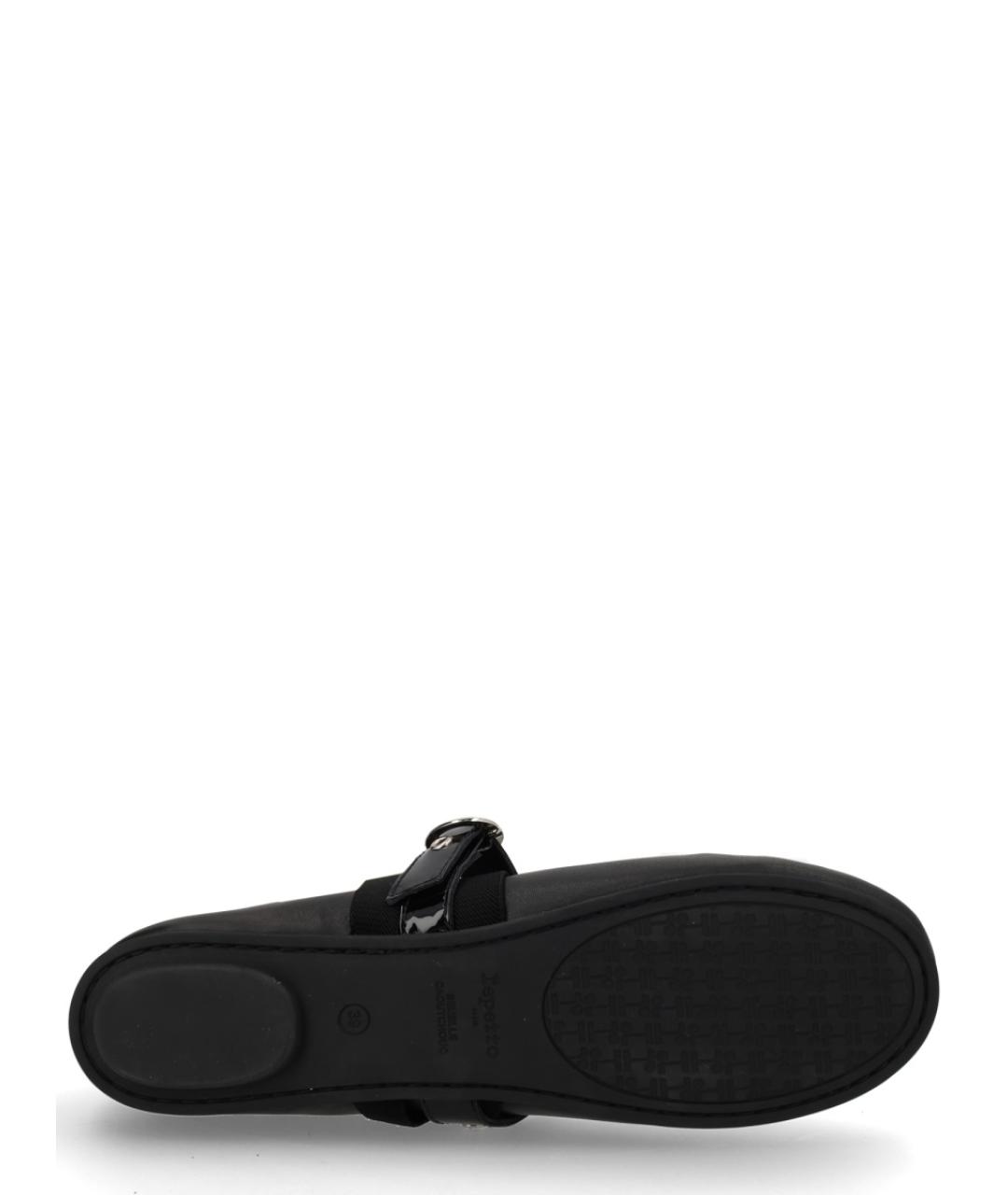 REPETTO Черные кожаные балетки, фото 6