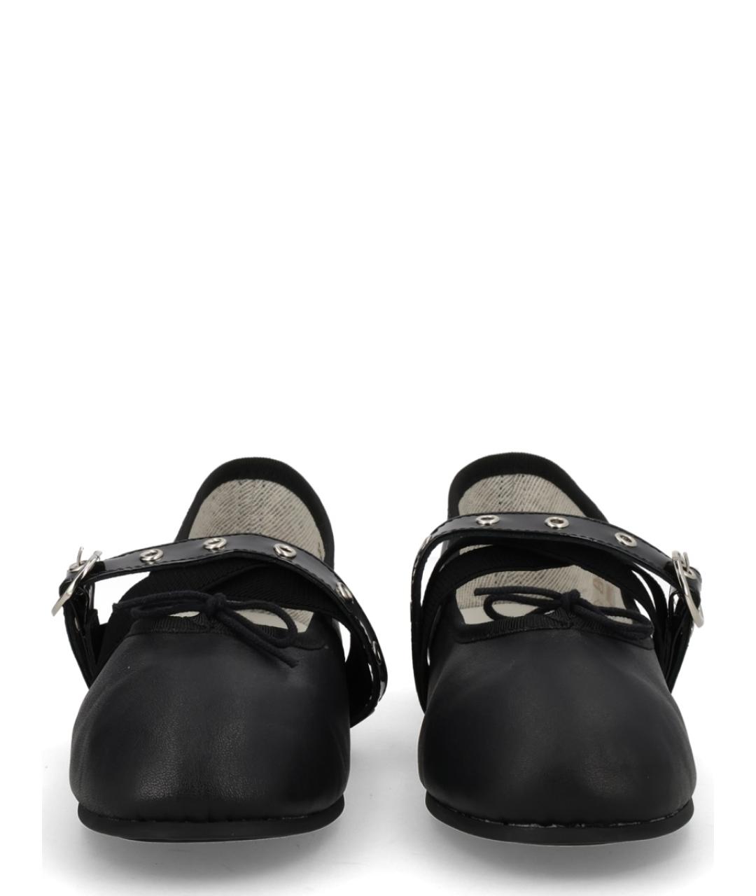 REPETTO Черные кожаные балетки, фото 3