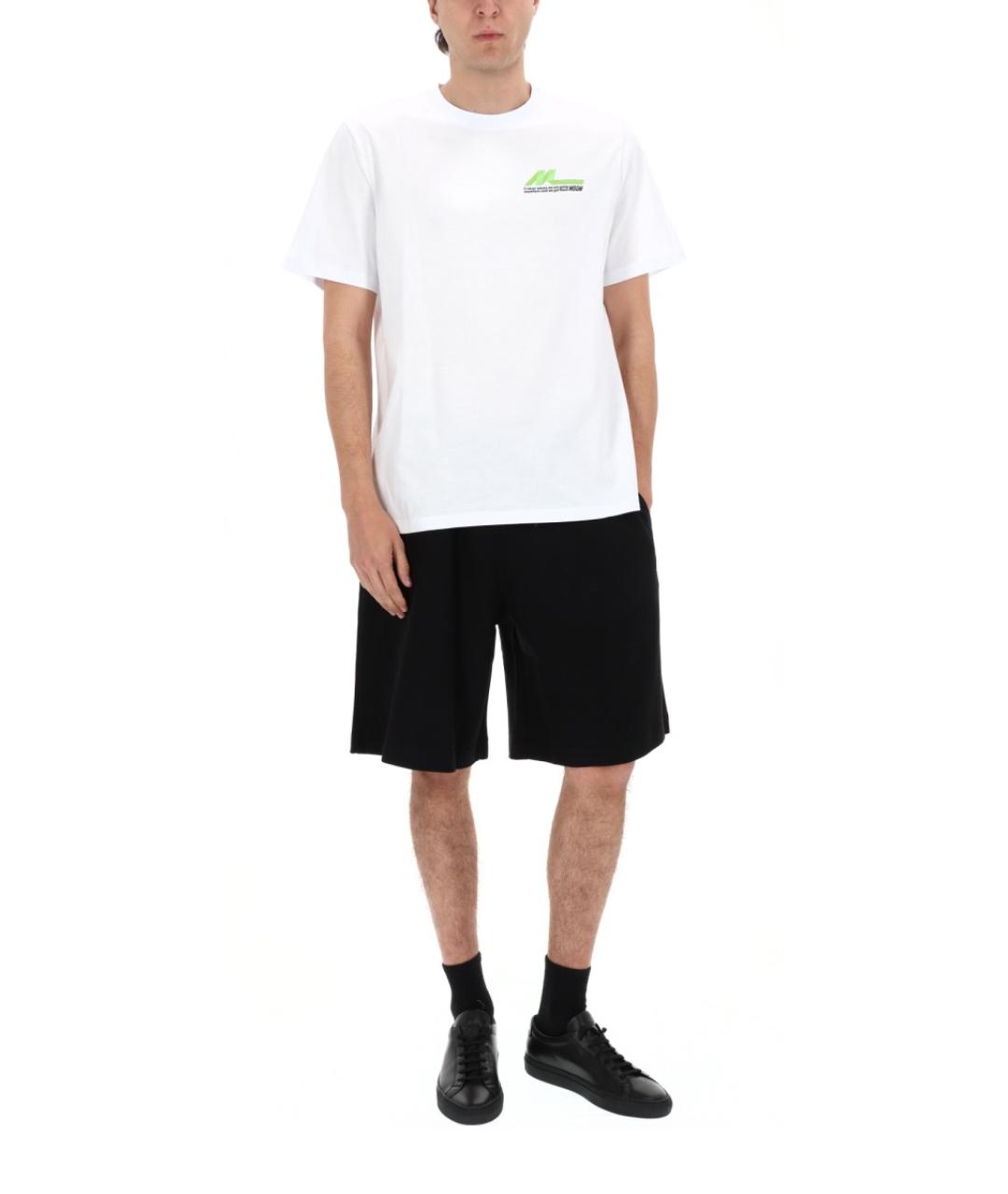 MSGM Черные хлопковые шорты, фото 2