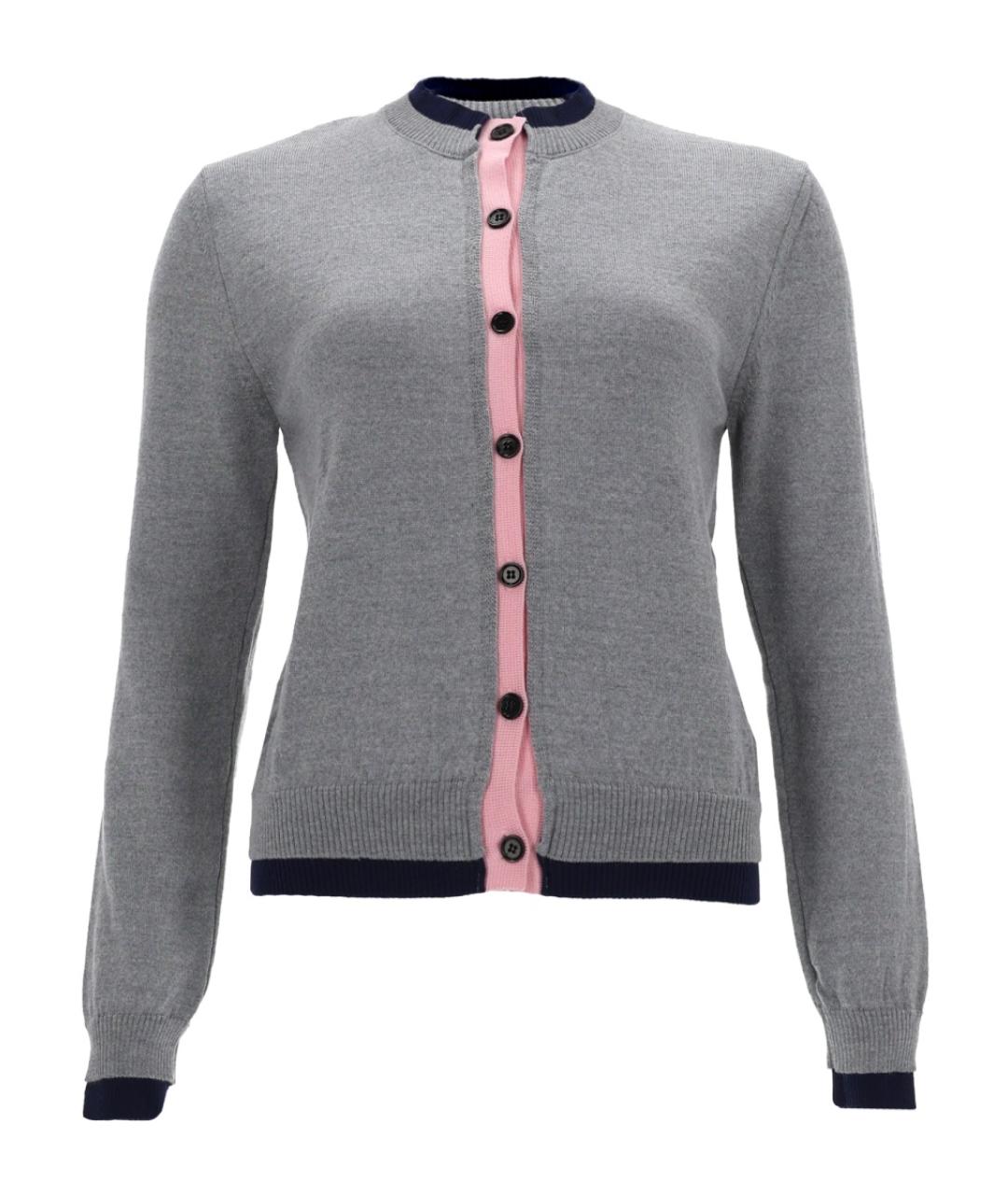 MSGM Серый шерстяной джемпер / свитер, фото 1