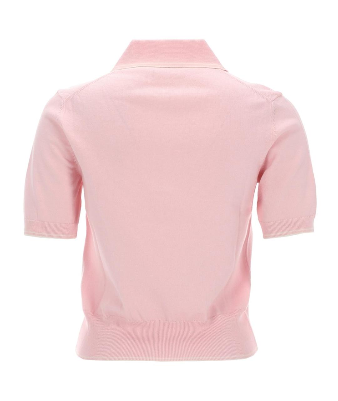 A.P.C. Розовая хлопковая футболка, фото 2