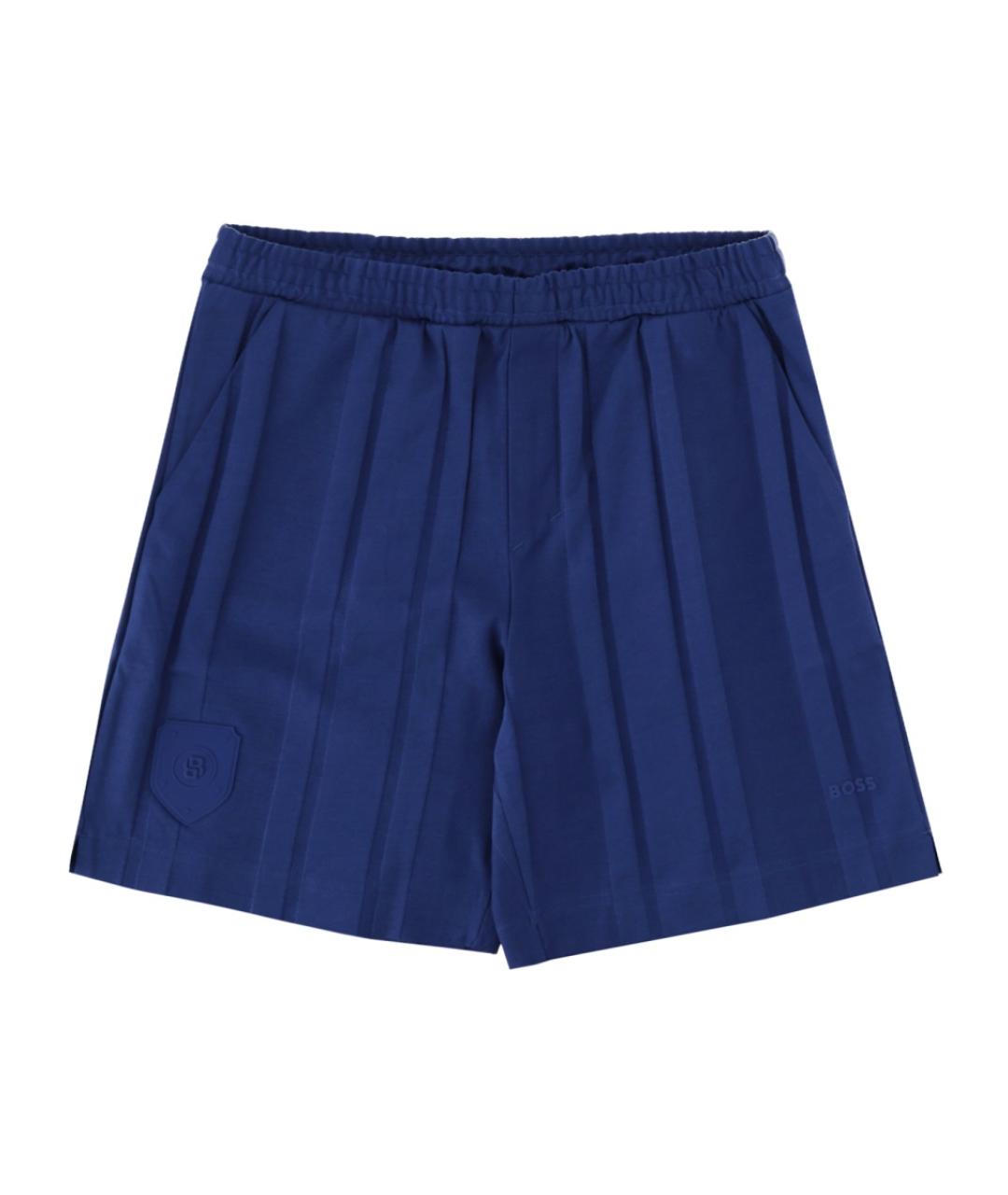 HUGO BOSS Синие хлопковые шорты, фото 1