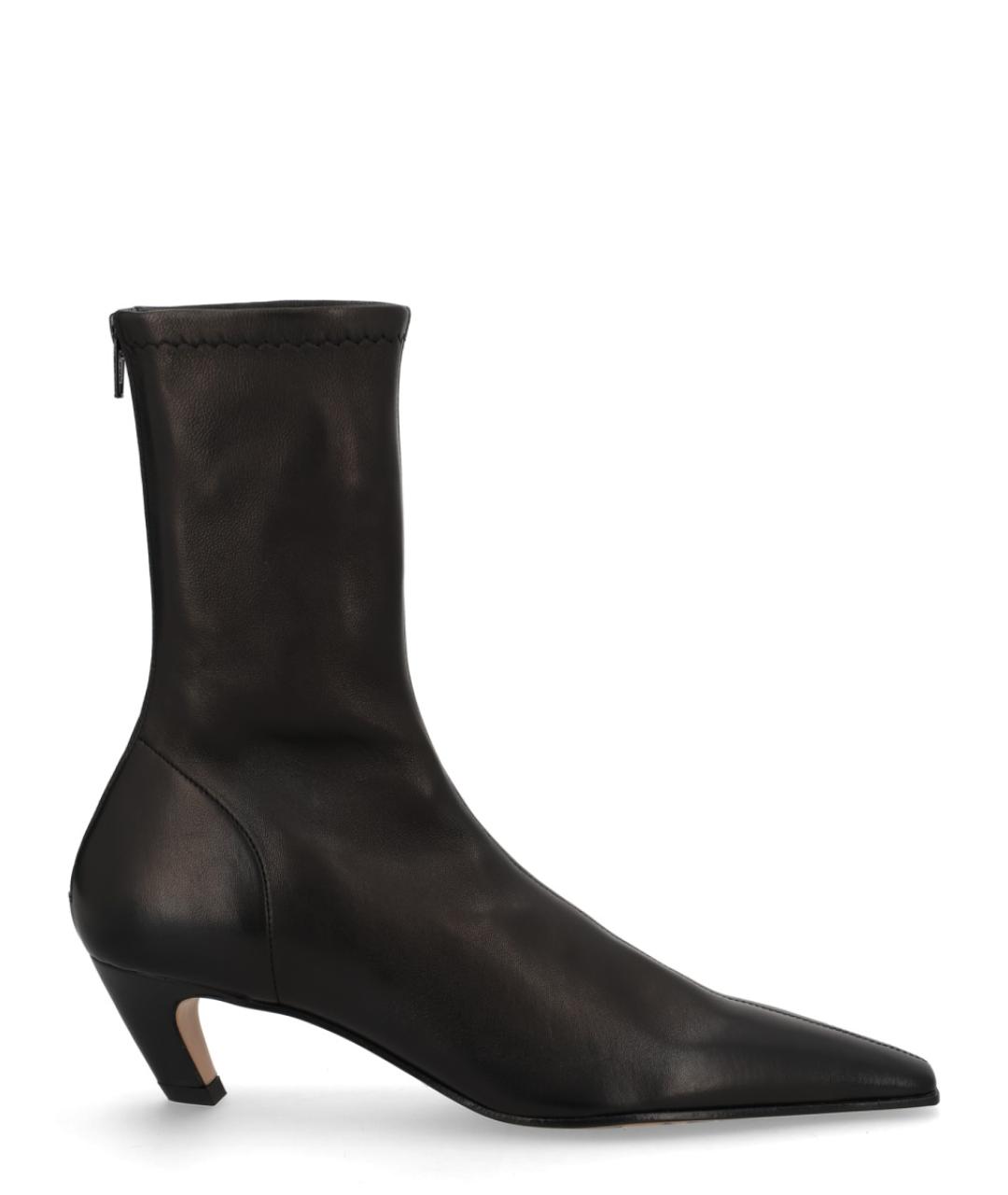 KHAITE Черные кожаные ботильоны, фото 5