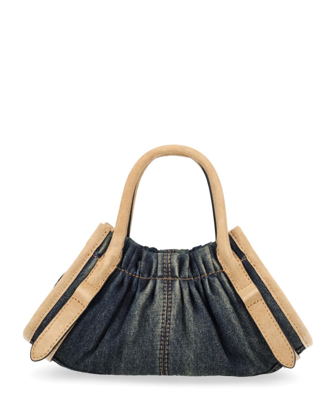 MARC JACOBS Синяя хлопковая сумка тоут, фото 2