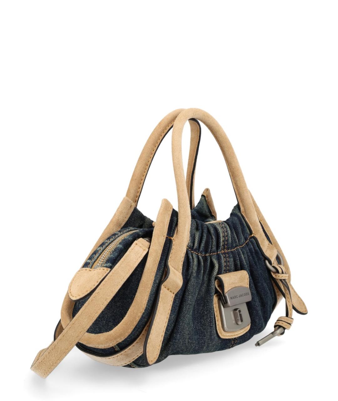 MARC JACOBS Синяя хлопковая сумка тоут, фото 3