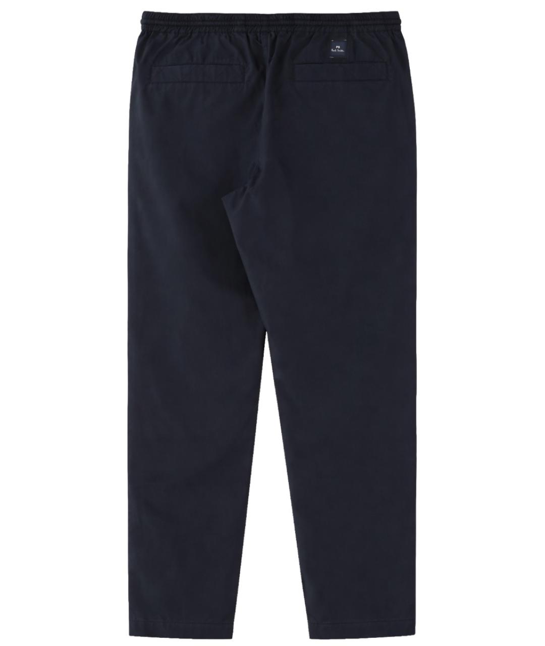 PS BY PAUL SMITH Синие хлопковые повседневные брюки, фото 2