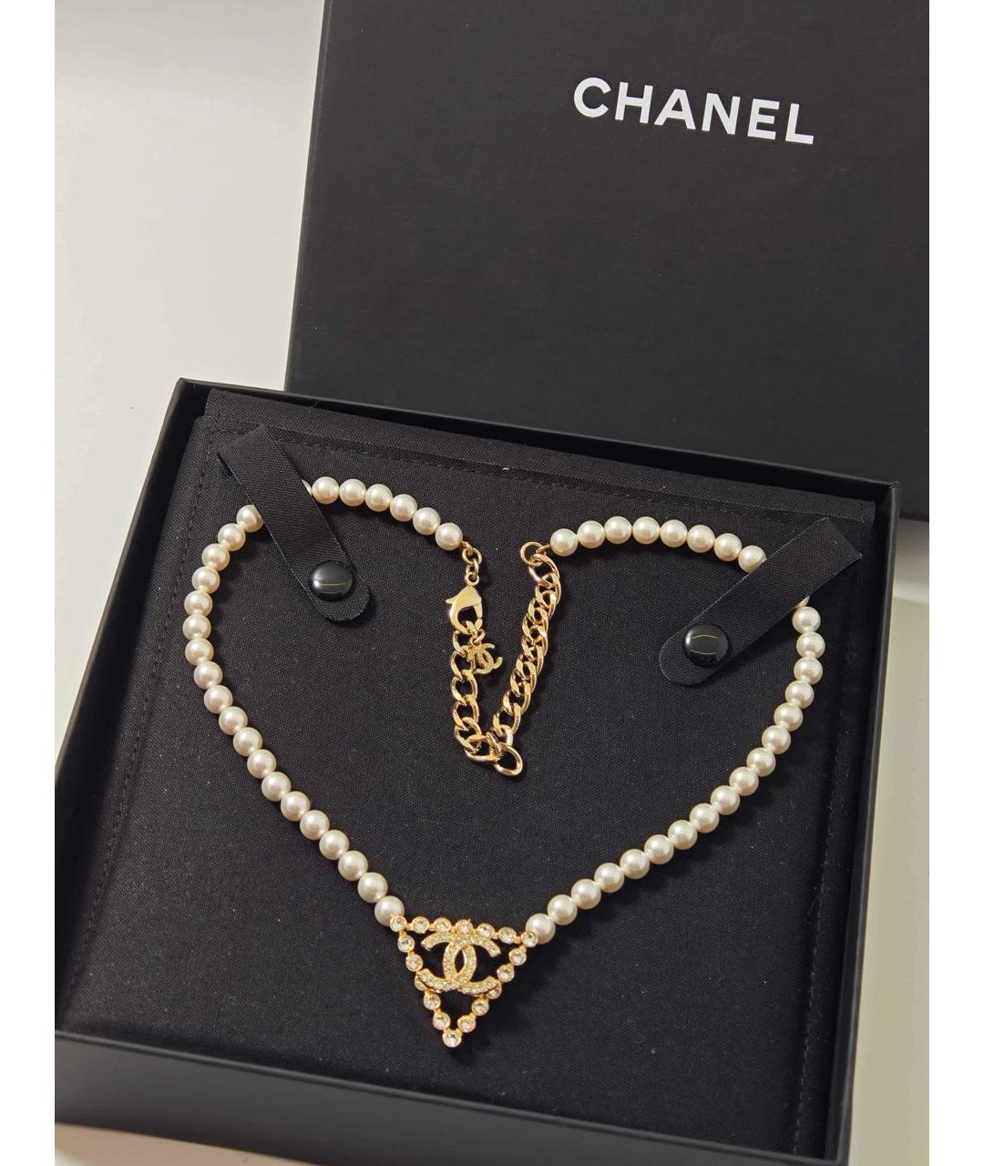 CHANEL Золотое колье, фото 4