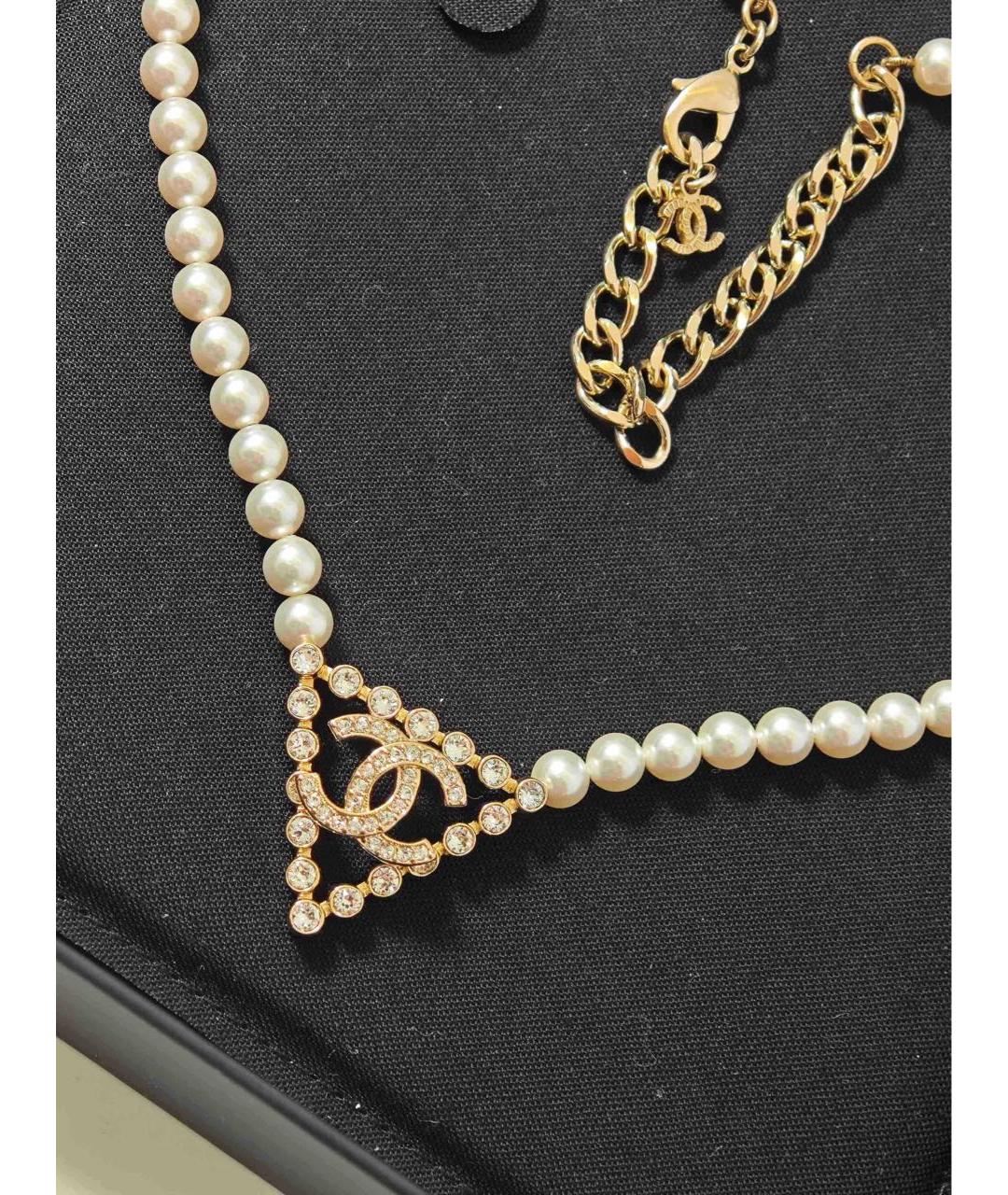 CHANEL Золотое колье, фото 5