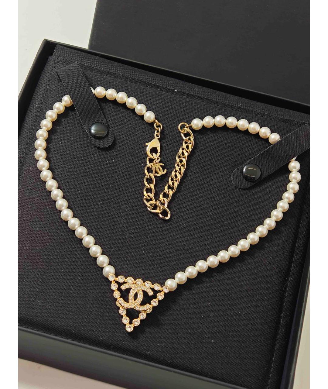 CHANEL Золотое колье, фото 3