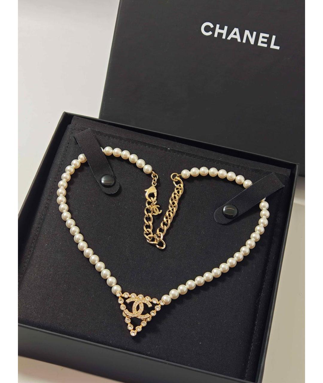 CHANEL Золотое колье, фото 7