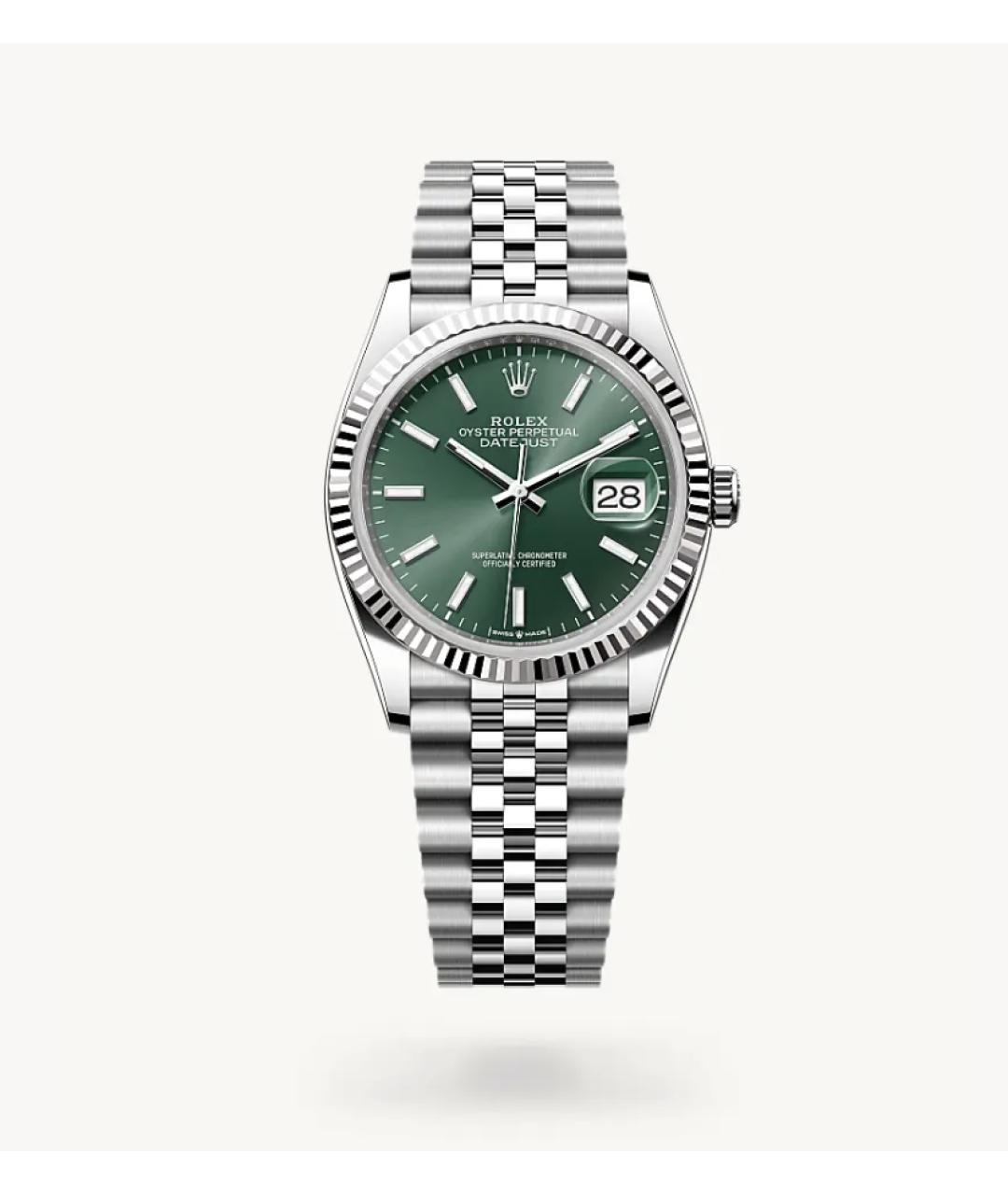 ROLEX Зеленые часы, фото 3