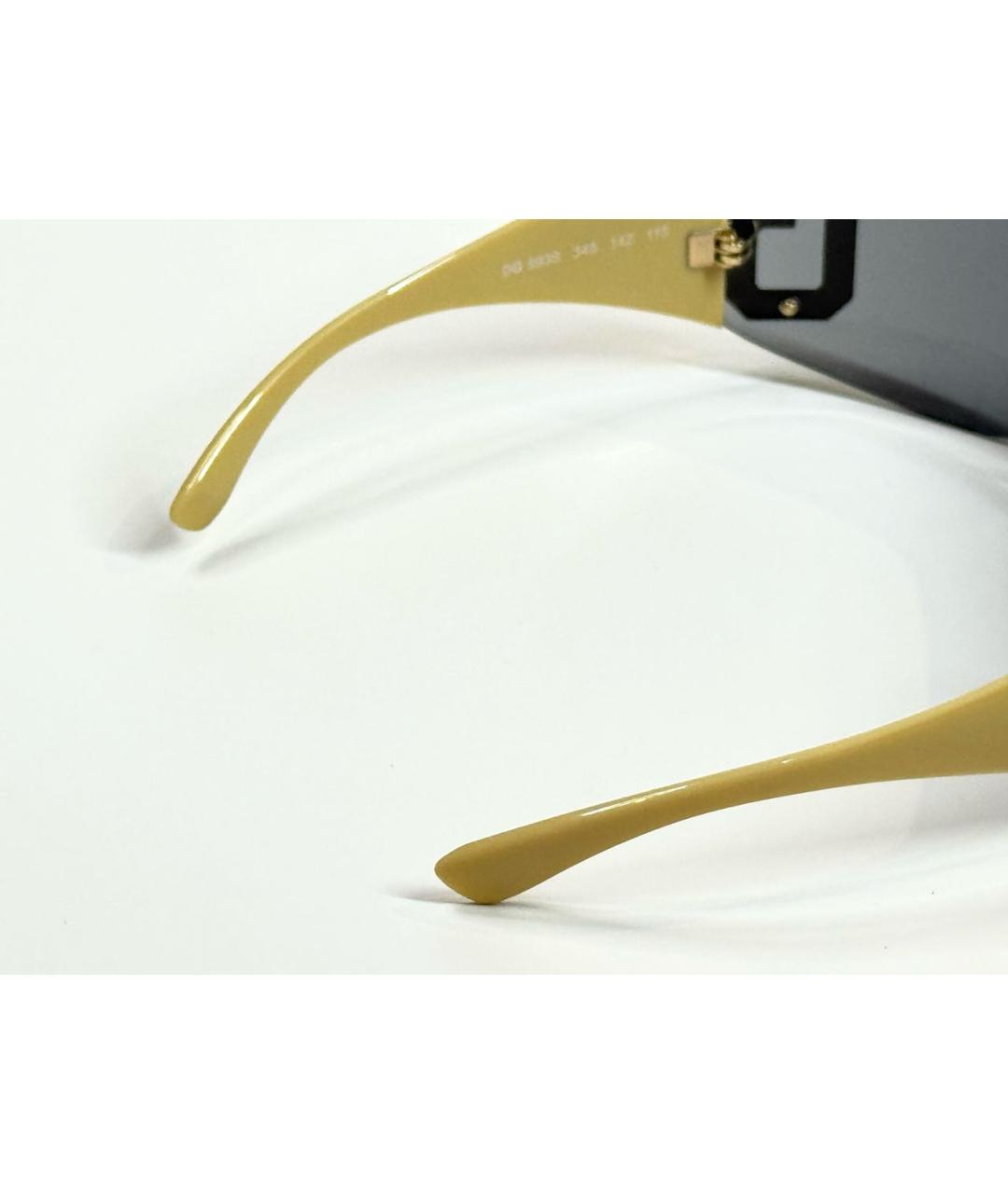 DOLCE&GABBANA Черные пластиковые солнцезащитные очки, фото 8