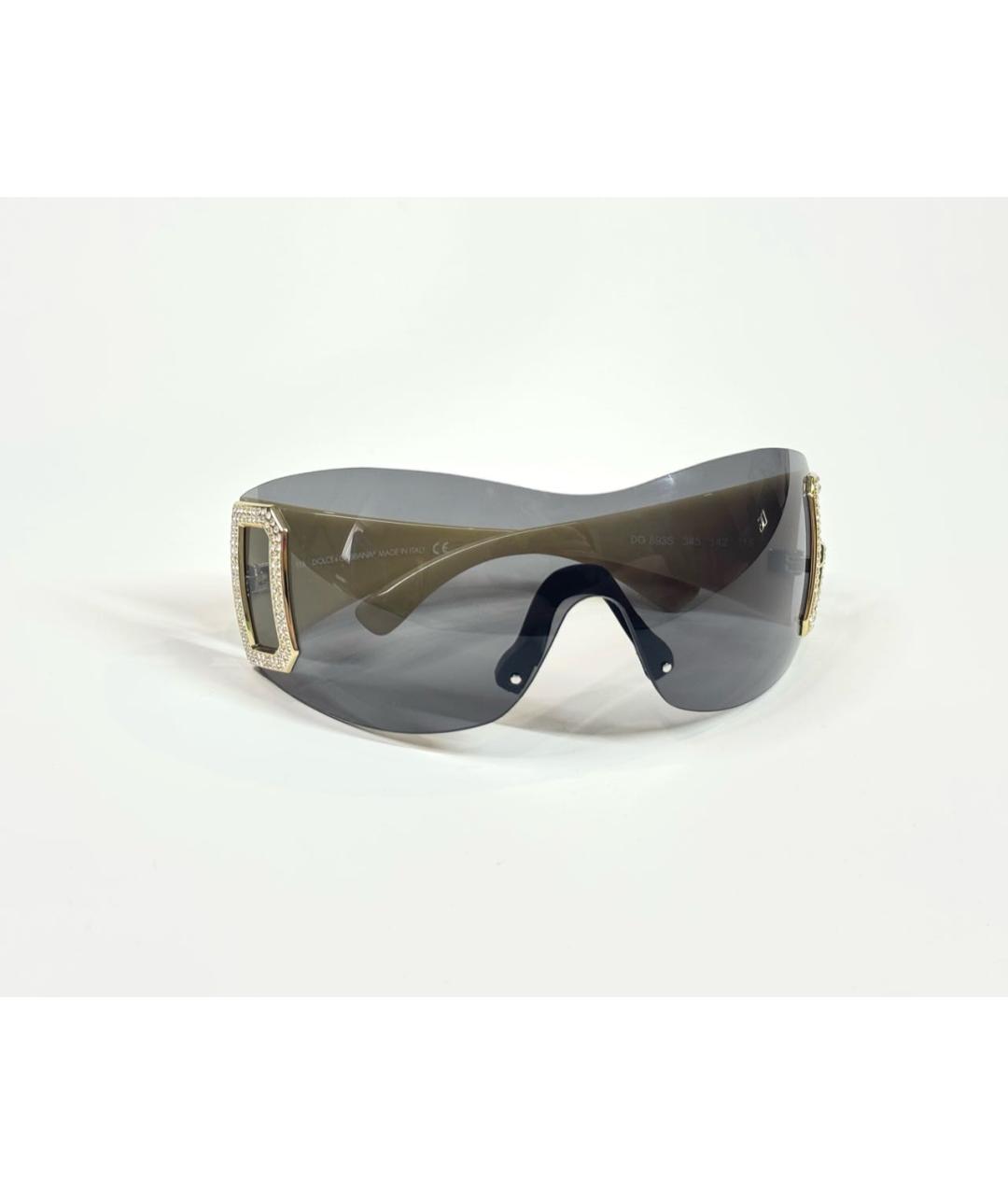 DOLCE&GABBANA Черные пластиковые солнцезащитные очки, фото 9