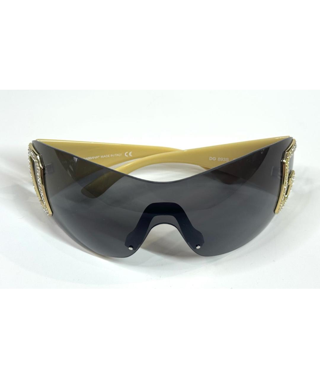 DOLCE&GABBANA Черные пластиковые солнцезащитные очки, фото 5