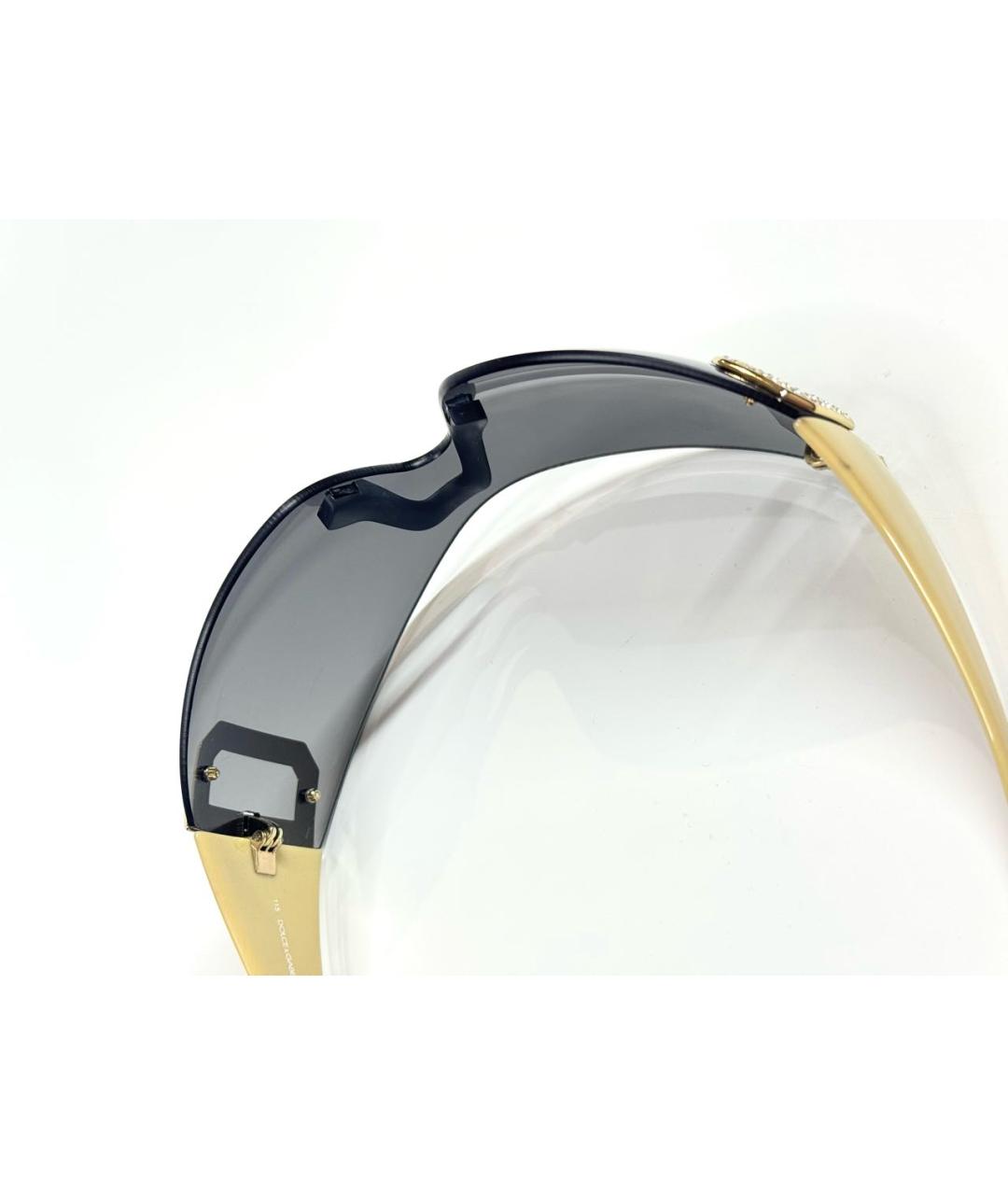 DOLCE&GABBANA Черные пластиковые солнцезащитные очки, фото 7