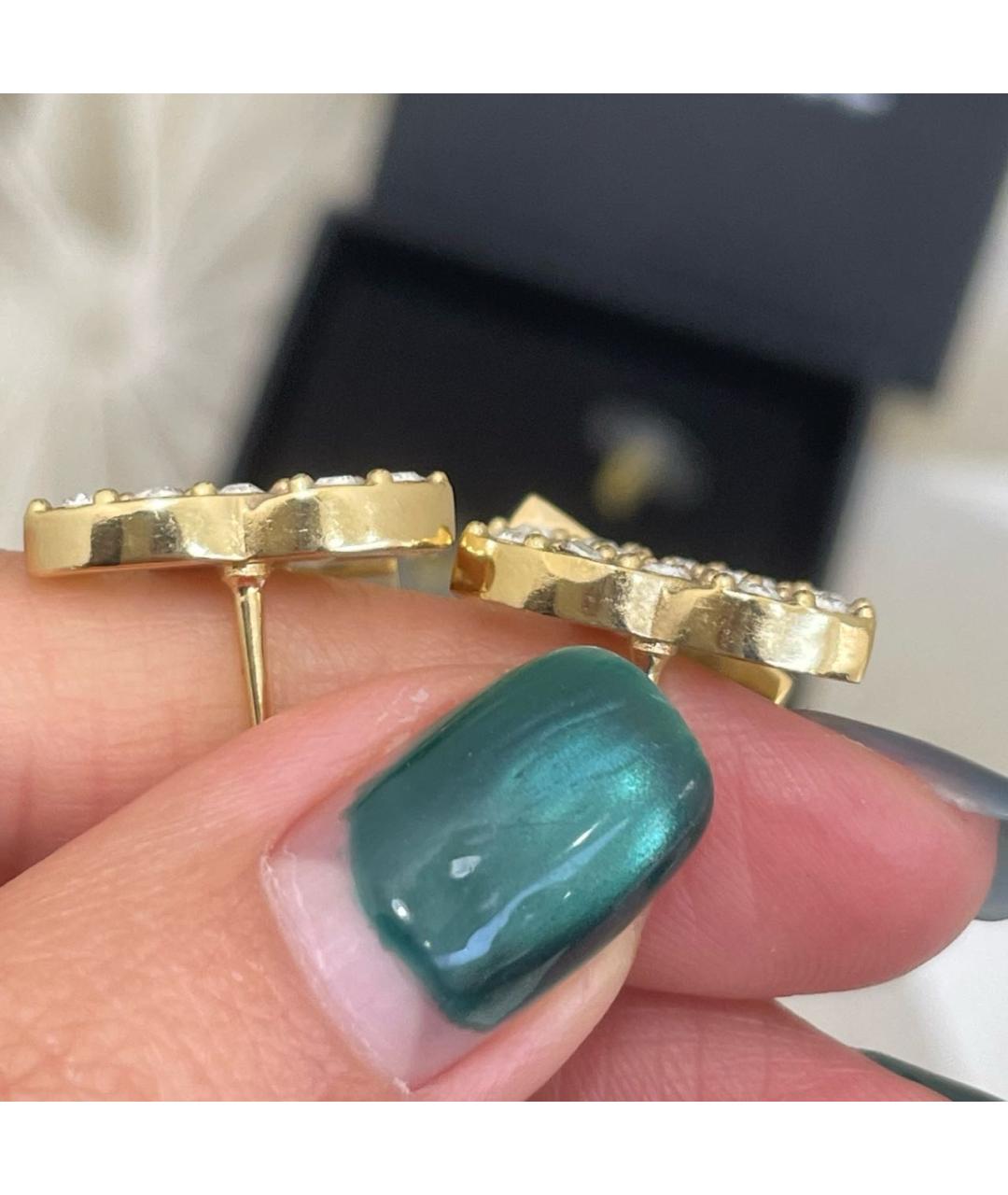 CHANEL Золотые серьги, фото 6