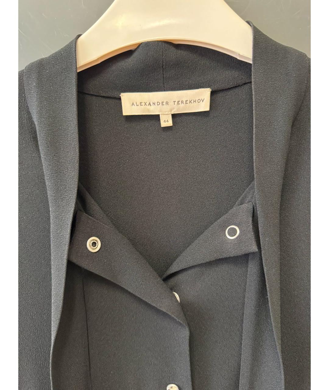 ALEXANDER TEREKHOV Черное вискозное платье, фото 3