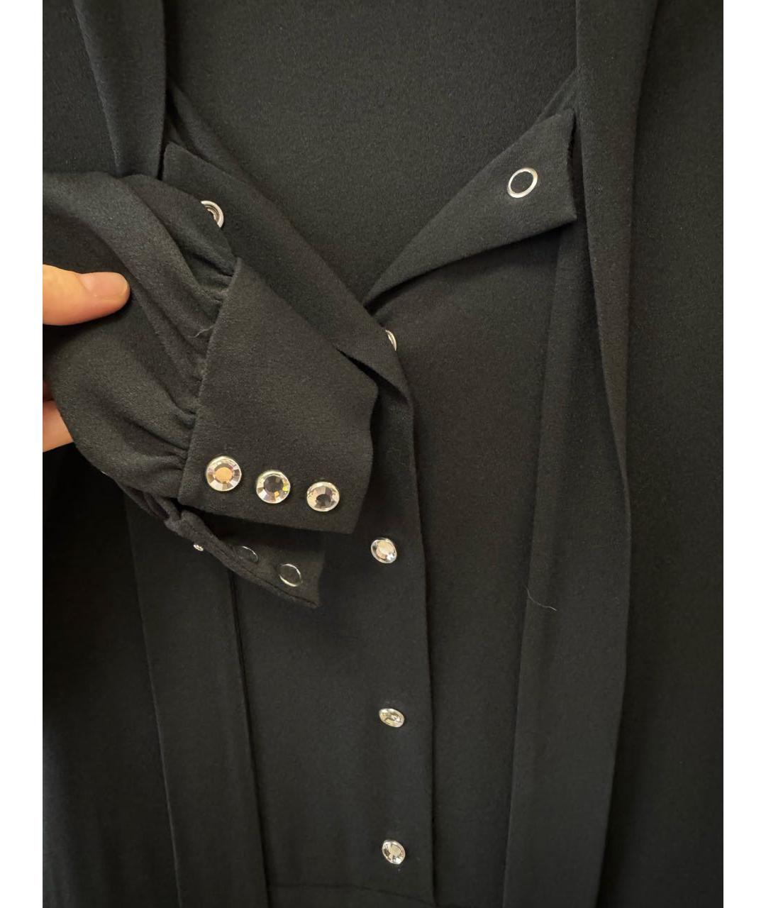 ALEXANDER TEREKHOV Черное вискозное платье, фото 4