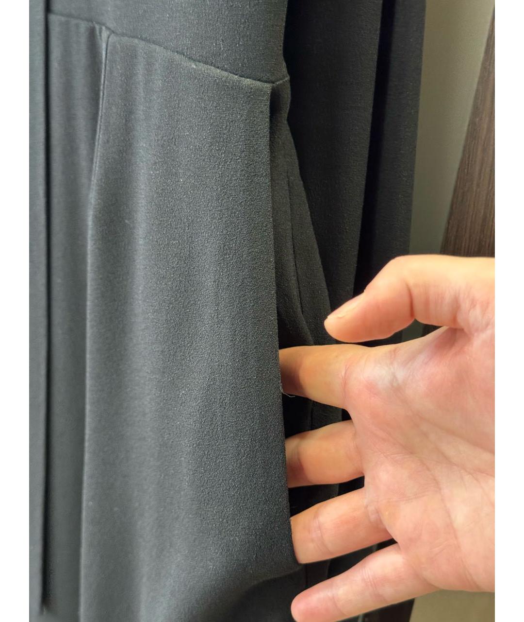 ALEXANDER TEREKHOV Черное вискозное платье, фото 8