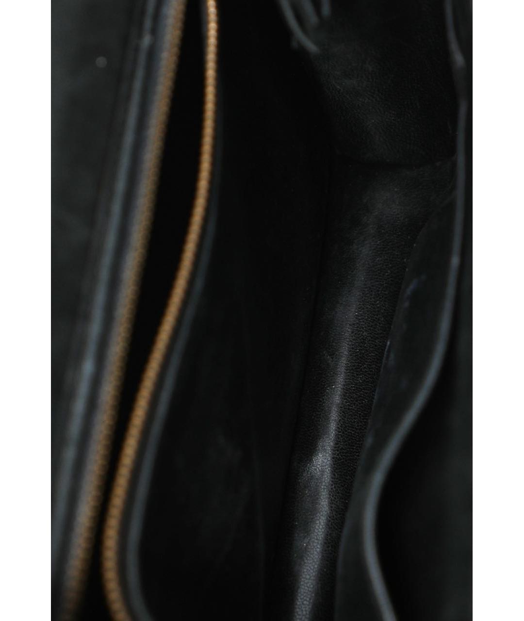 HERMES Черная сумка через плечо из экзотической кожи, фото 5