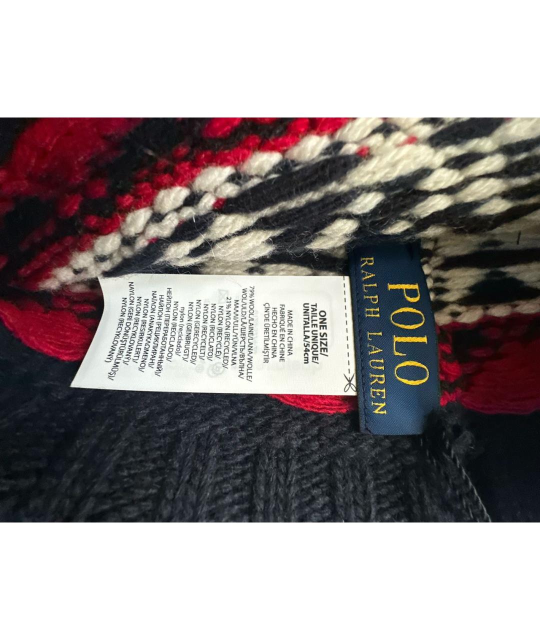 POLO RALPH LAUREN Мульти шерстяная шапка, фото 3