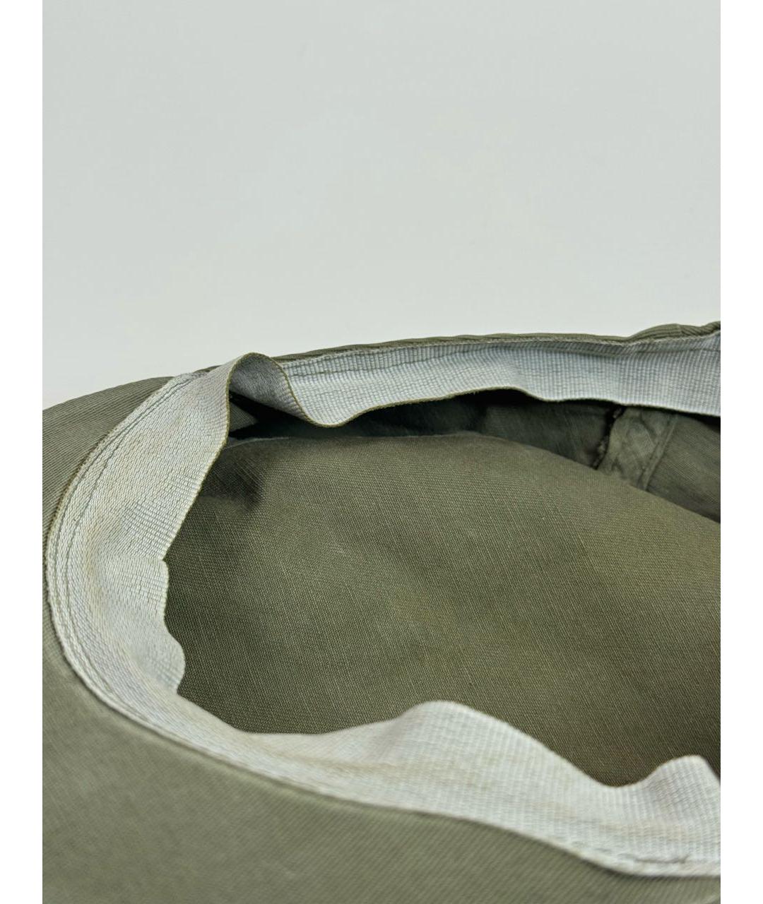 DOLCE&GABBANA Хаки хлопковая кепка, фото 8