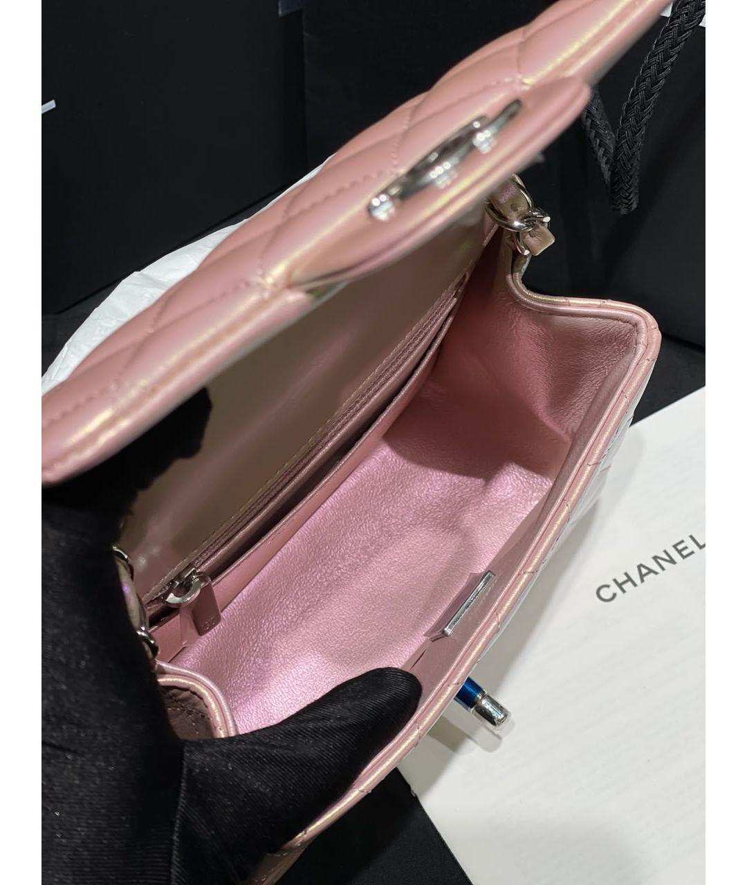 CHANEL Кожаная сумка через плечо, фото 7