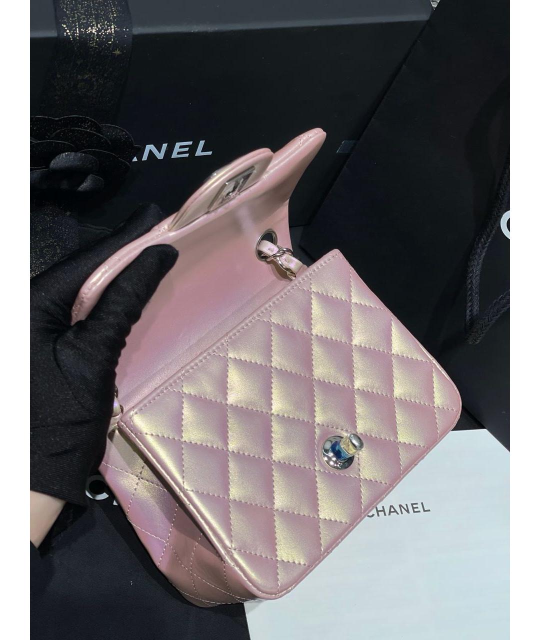 CHANEL Кожаная сумка через плечо, фото 6