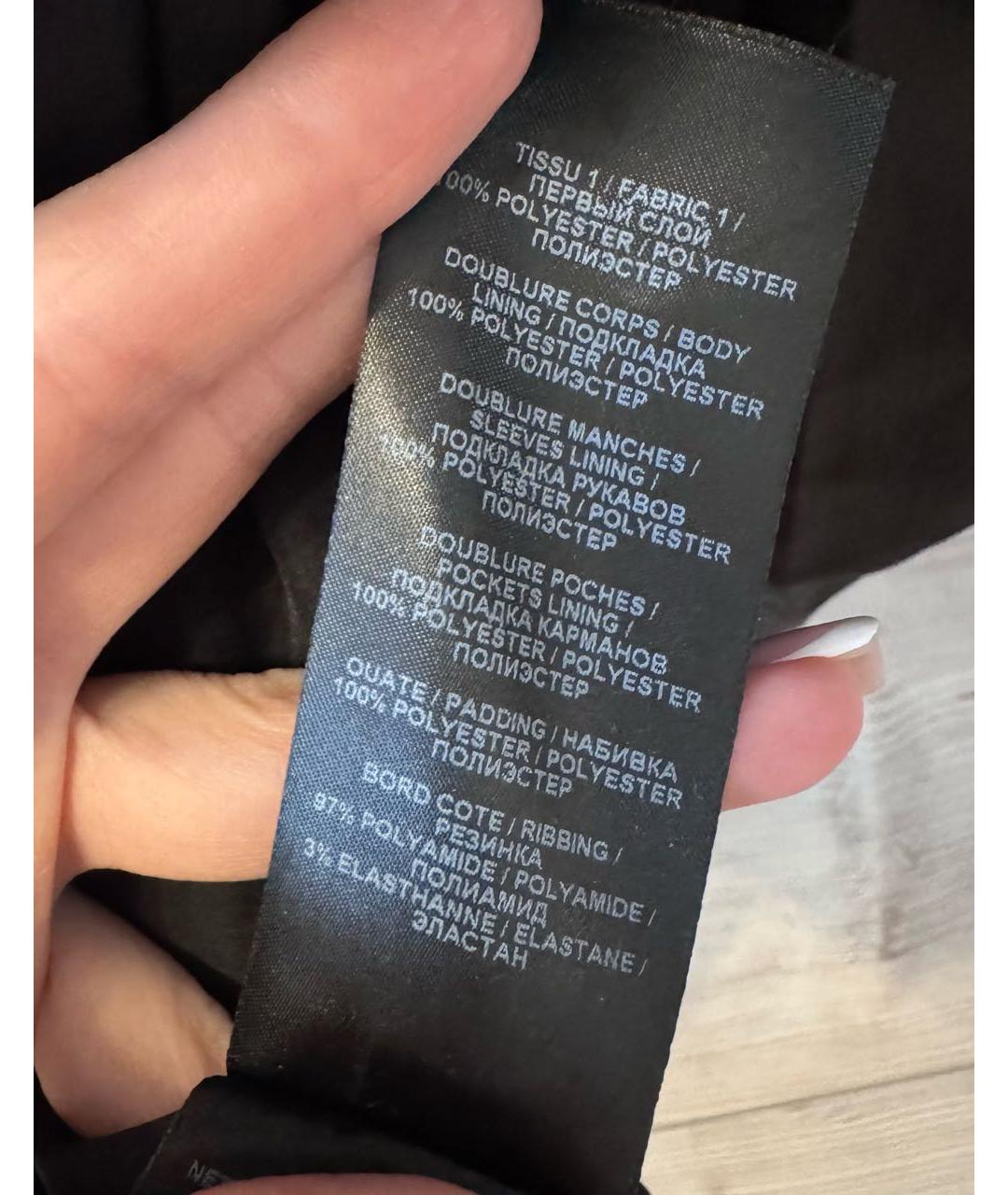 BALMAIN Черная полиэстеровая куртка, фото 8