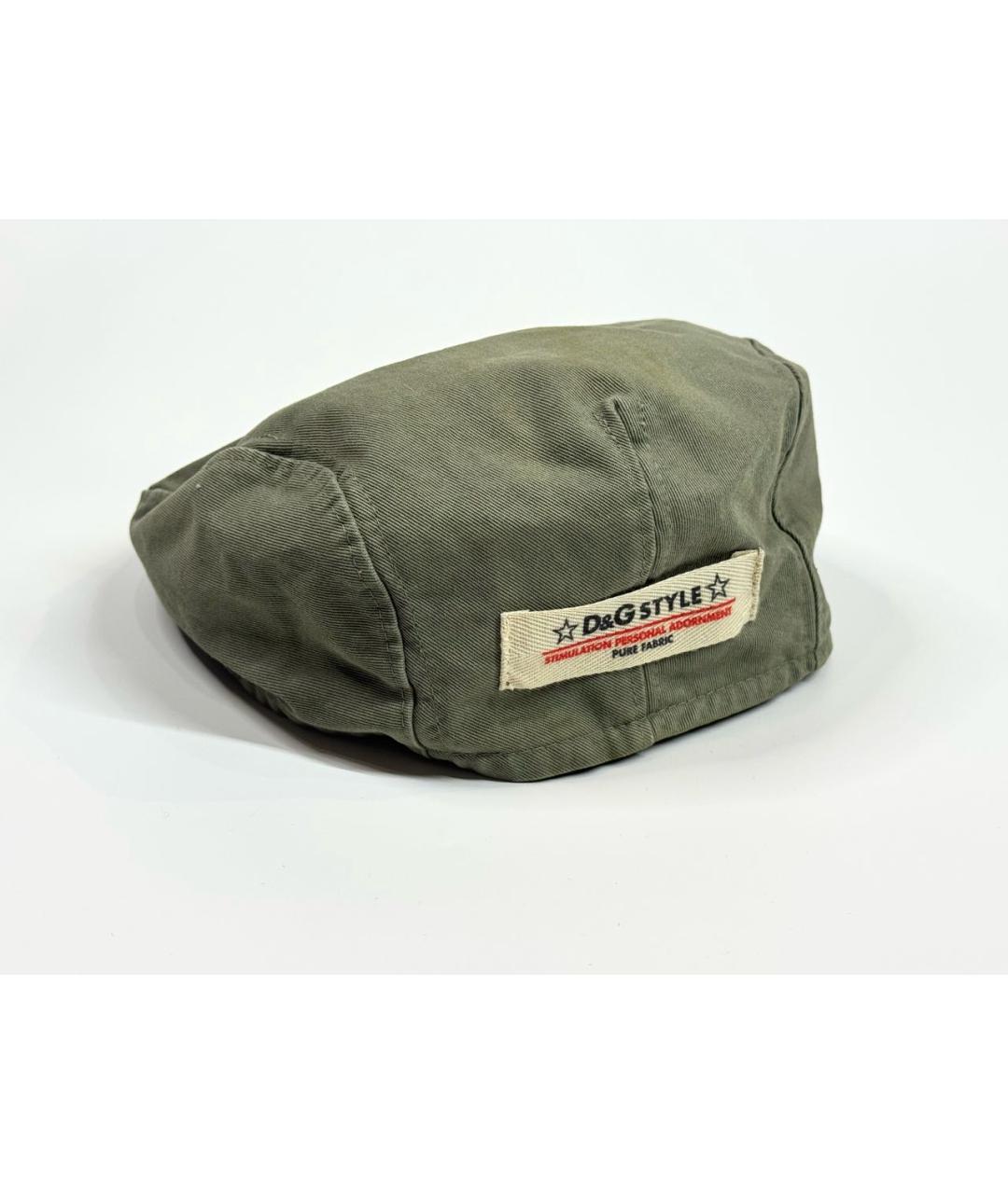 DOLCE&GABBANA Хаки хлопковая кепка/бейсболка, фото 8