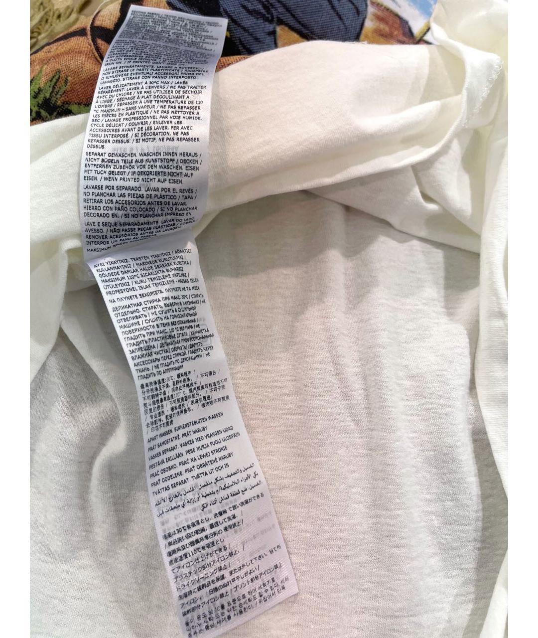 MAISON MARGIELA Белая хлопковая майка, фото 6