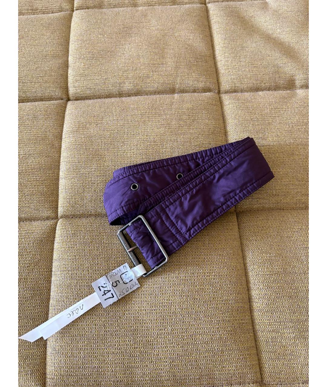 BURBERRY Фиолетовый полиэстеровый пуховик, фото 5