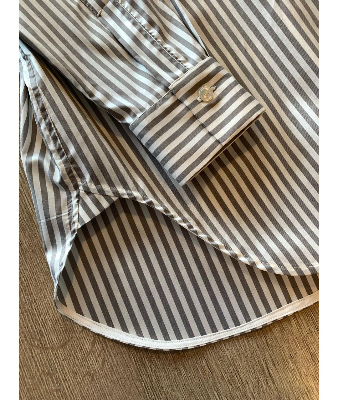 KITON Бежевая шелковая блузы, фото 5