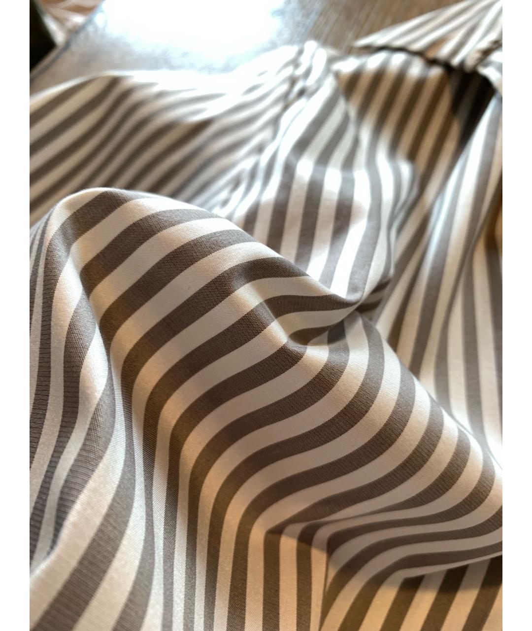 KITON Бежевая шелковая блузы, фото 6