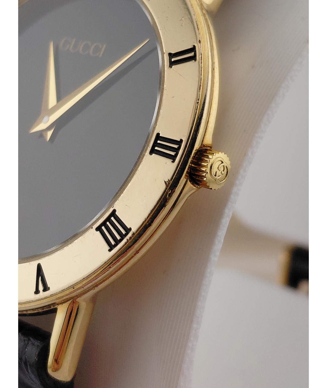 GUCCI Золотые позолоченные часы, фото 5