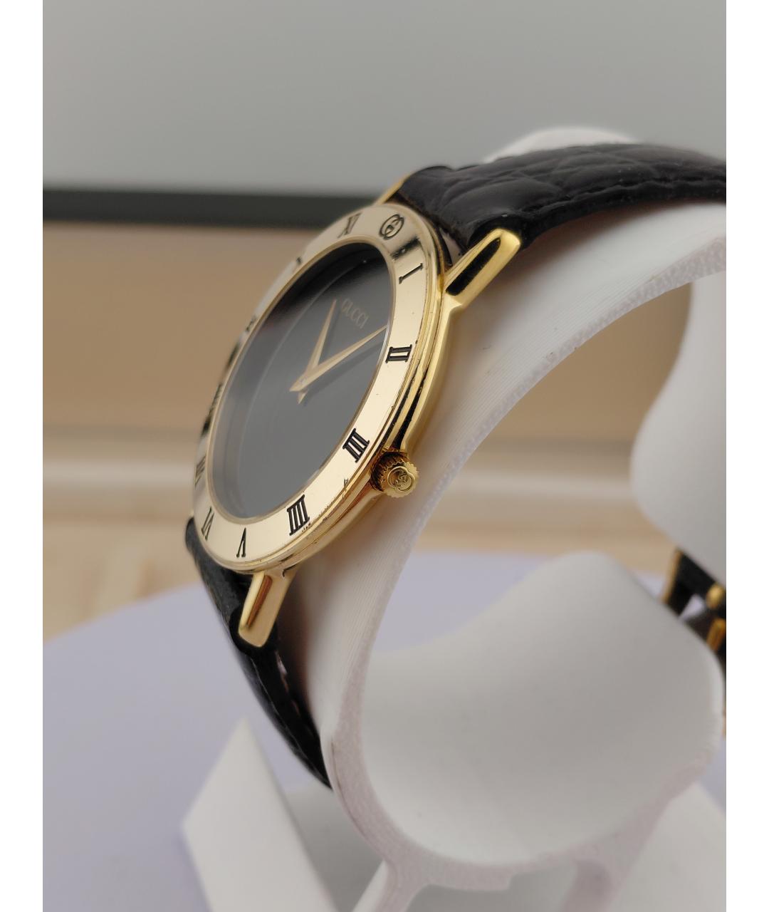 GUCCI Золотые позолоченные часы, фото 3