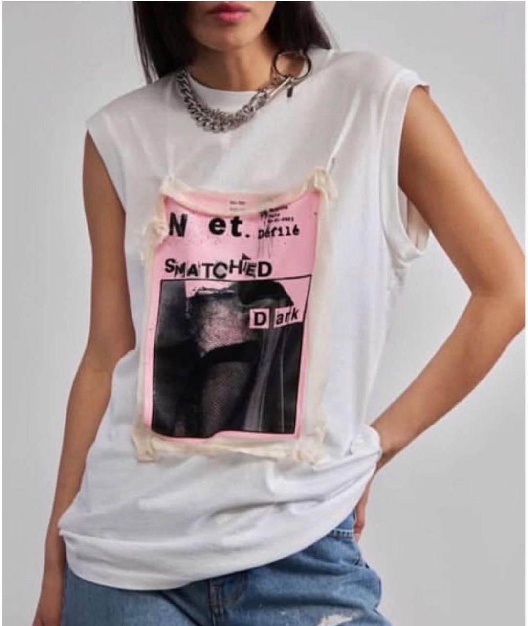 MAISON MARGIELA Белая хлопковая майка, фото 6