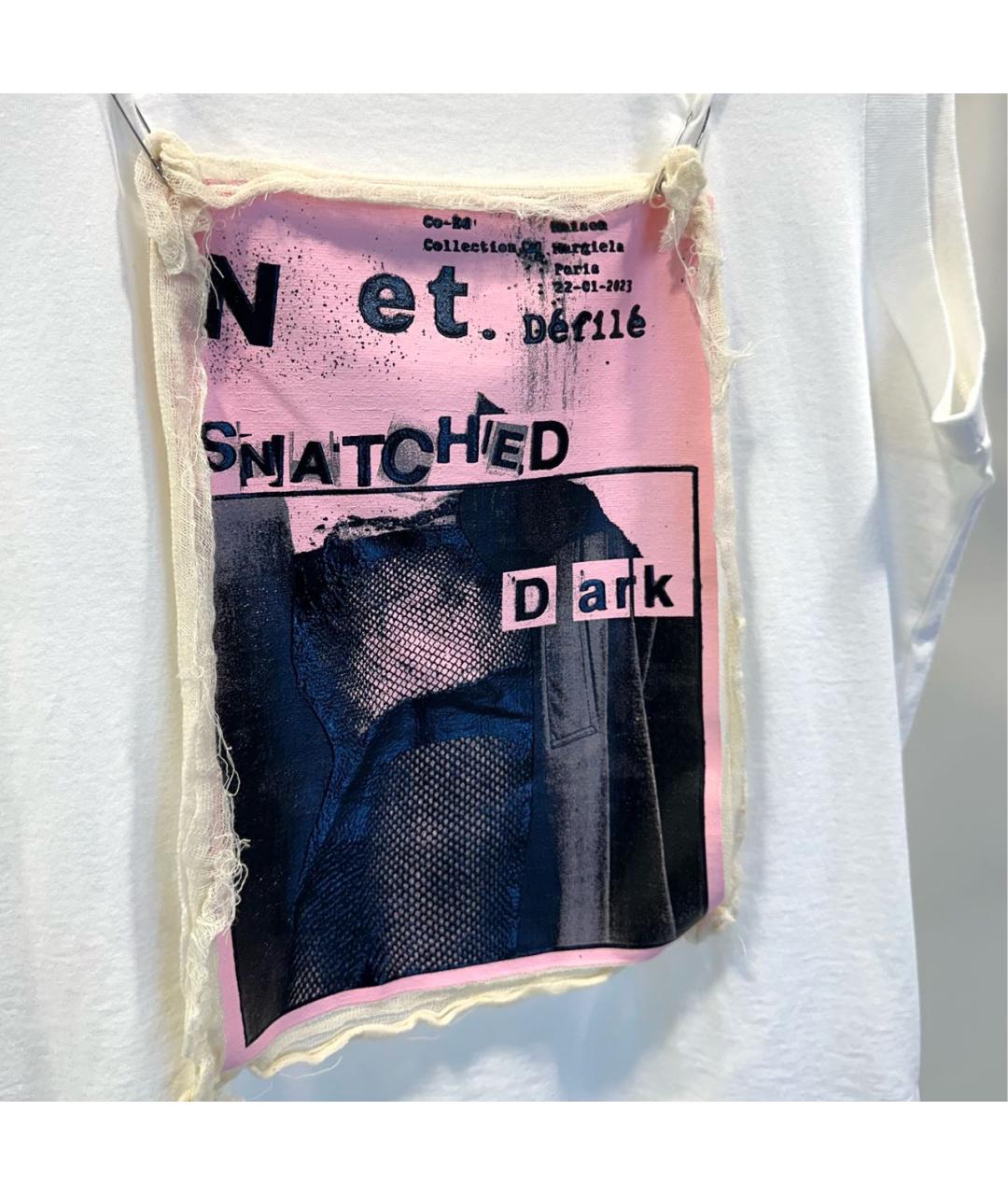 MAISON MARGIELA Белая хлопковая майка, фото 2