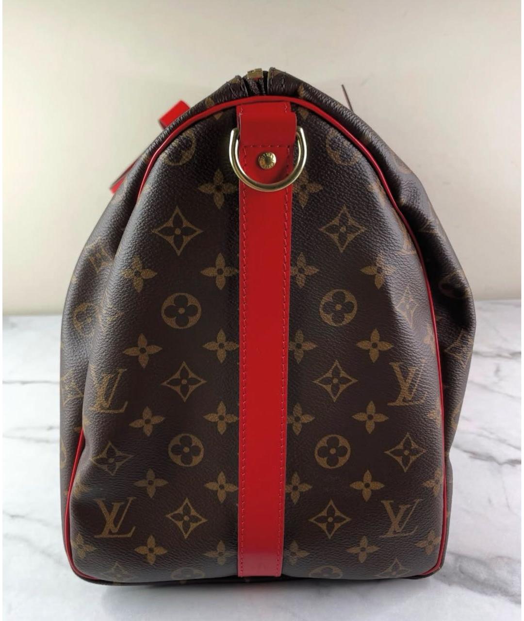 LOUIS VUITTON Коричневая дорожная/спортивная сумка, фото 3