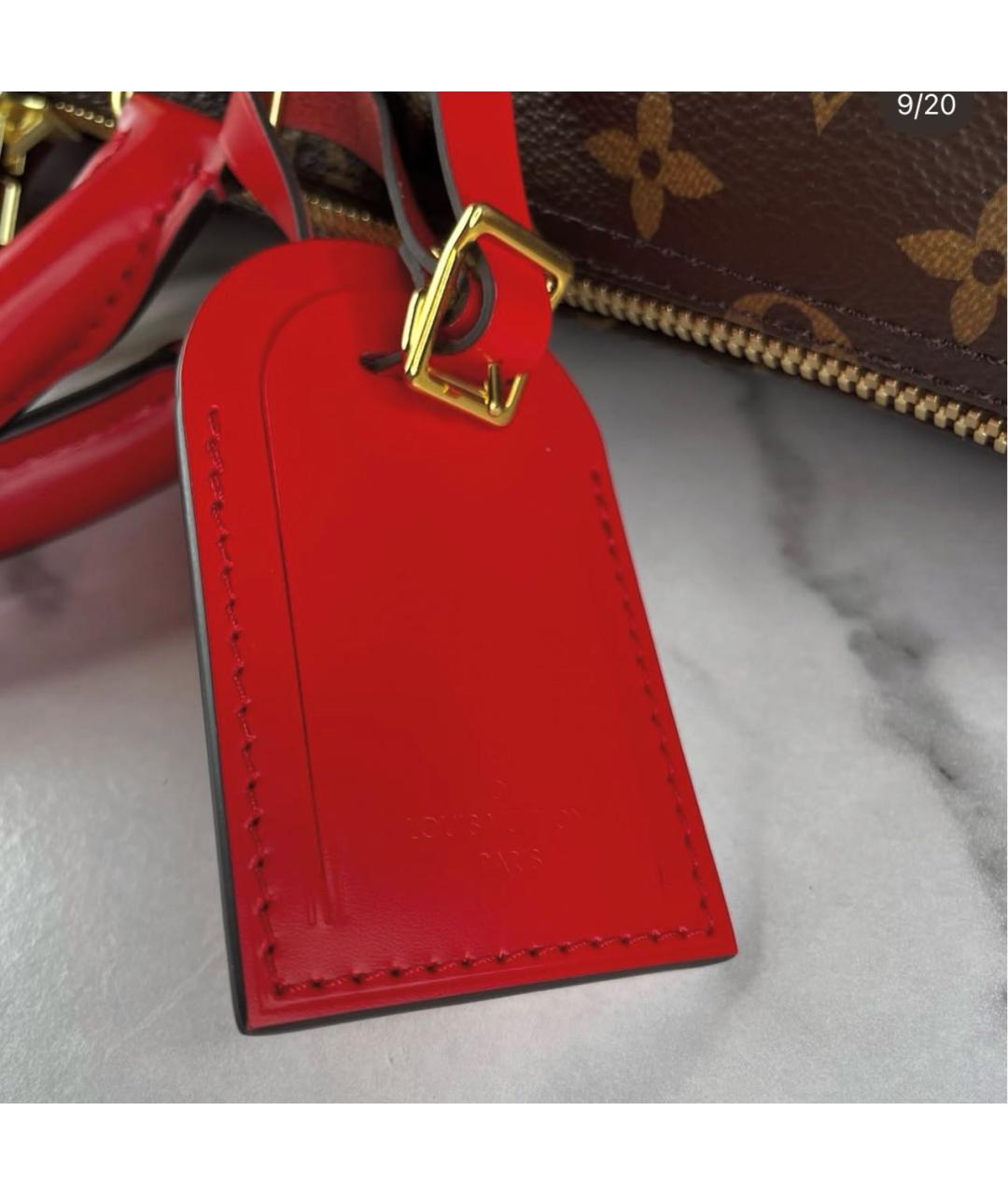 LOUIS VUITTON Коричневая дорожная/спортивная сумка, фото 6