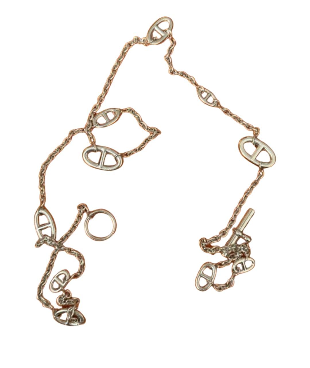 HERMES Серебряное серебряное колье, фото 1