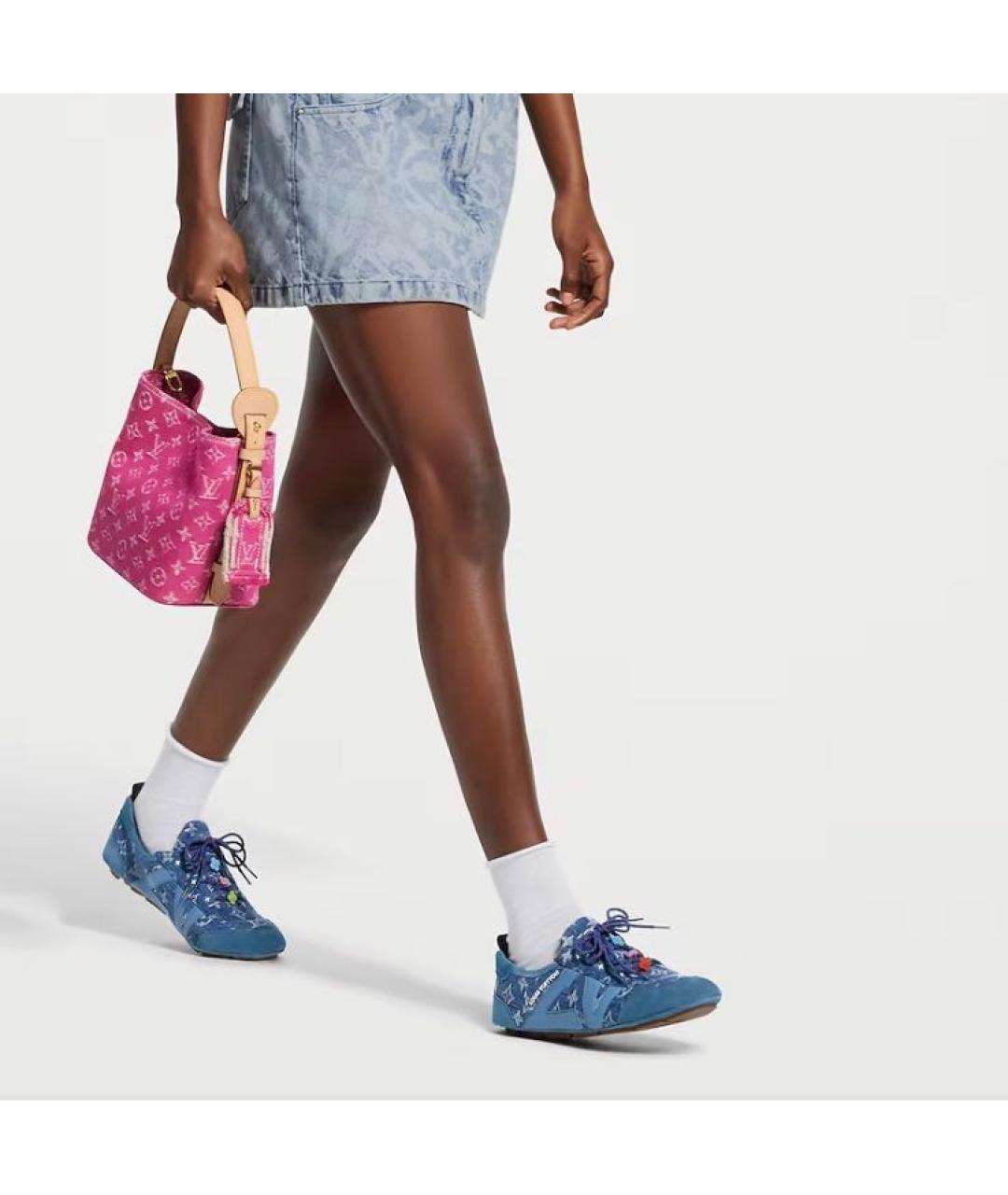 LOUIS VUITTON Серые кеды, фото 5