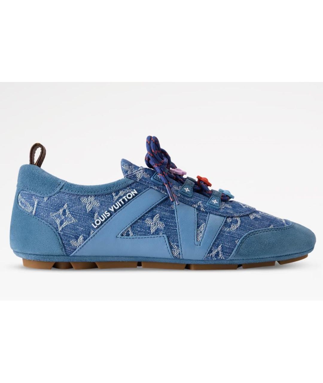 LOUIS VUITTON Серые кеды, фото 3