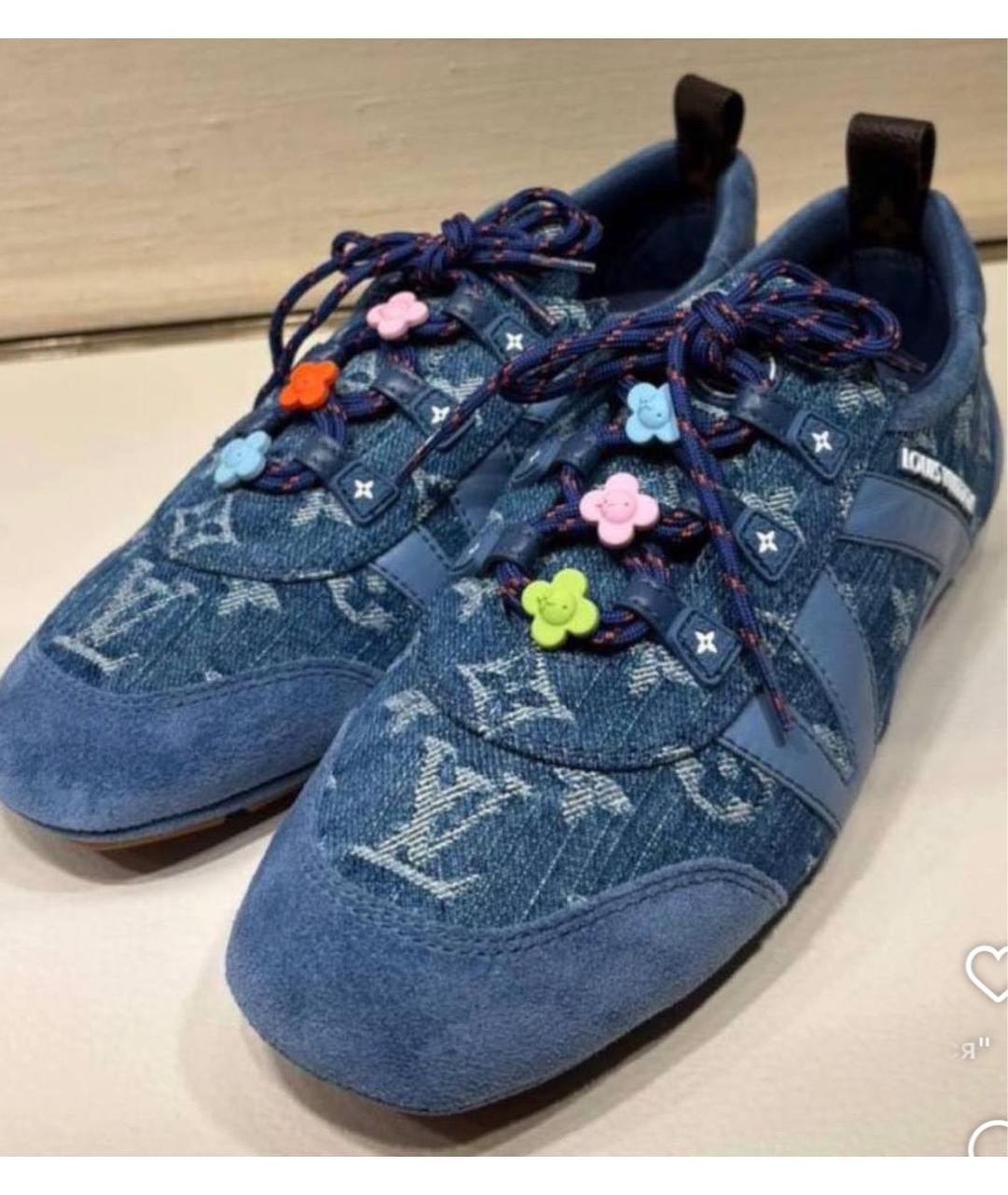 LOUIS VUITTON Серые кеды, фото 2