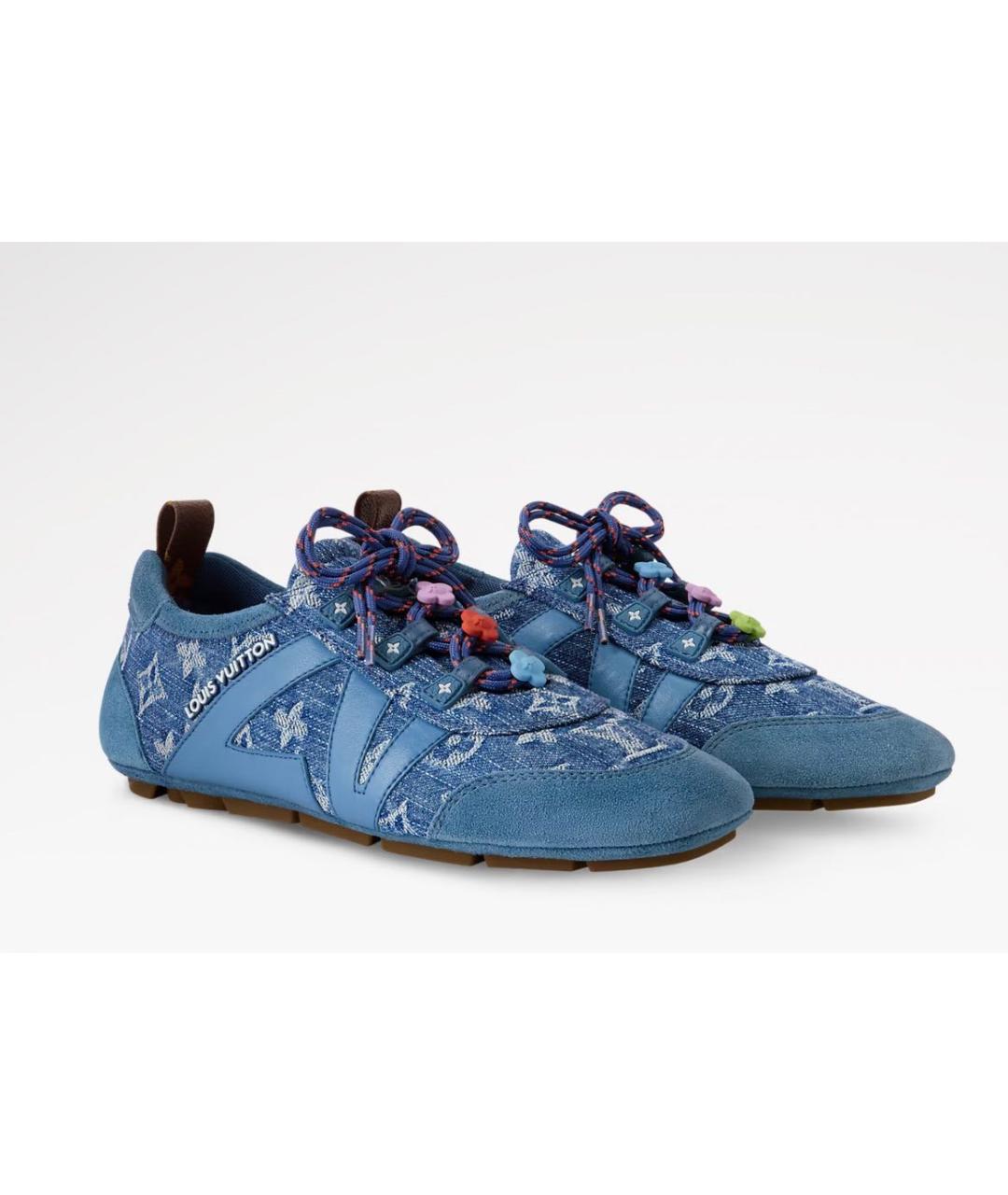 LOUIS VUITTON Серые кеды, фото 6