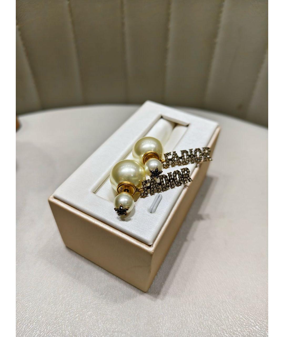 CHRISTIAN DIOR Золотые серьги, фото 4